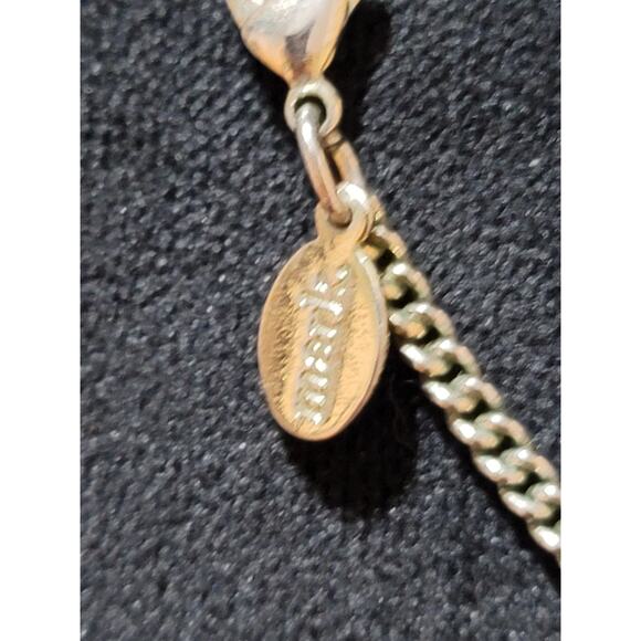 Women's Coral Geometric Statement Necklace with Lobster Clasp by Mark Avon - Picture 7 of 7